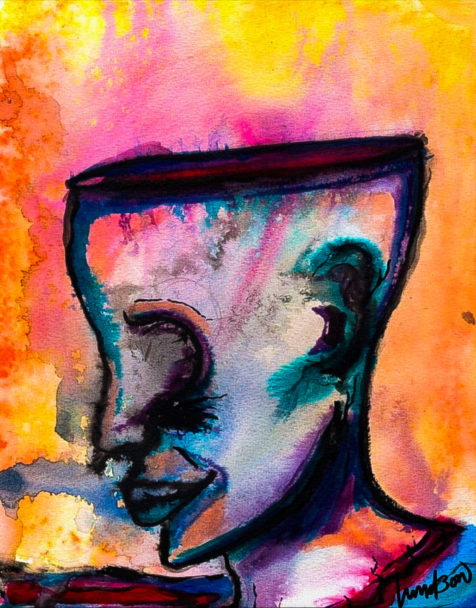 Thinker - 8.5” x 11” Semi-Gloss Print