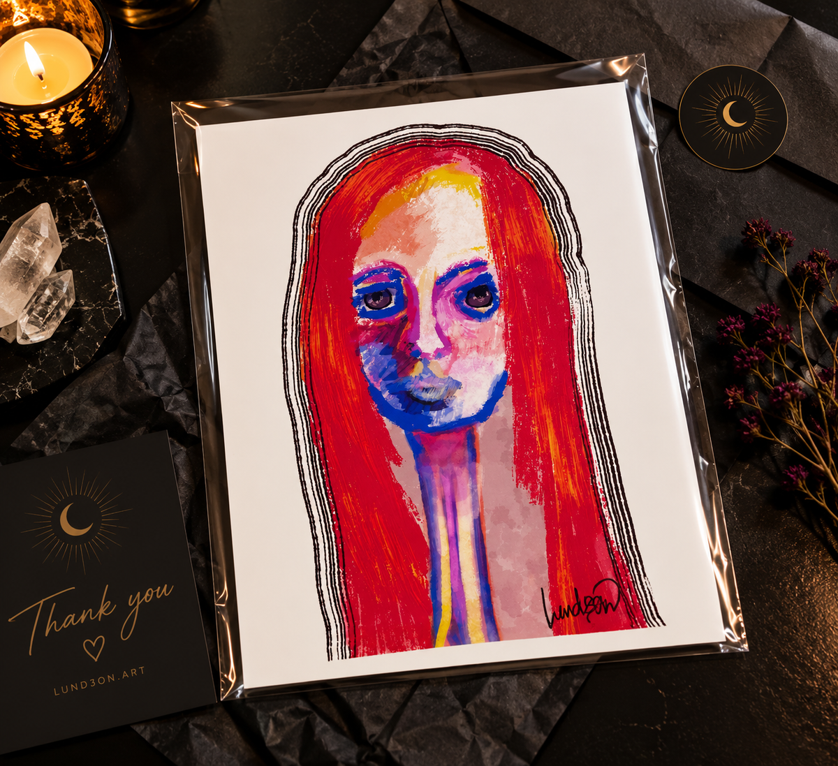 Ruby - 8.5” x 11” Semi-Gloss Print