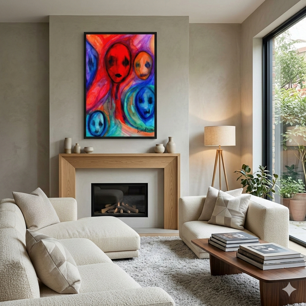 Vegas - Framed Canvas Print